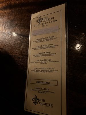 Menu photo 8 The Quarter Greensboro, NC Menu photo 8 The Quarter Greensboro, NC
