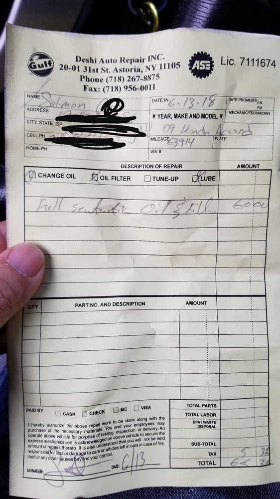 DESHI AUTO REPAIR Updated June 2024 201 31st St, Astoria, New York