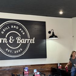 The Barn & Barrel - Bridgette, wonderful hardworking woman, her husband & friend opened this place , put a ton of heart and soul into renovating it,