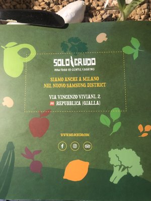 Menu photo 4 Solo Crudo Rome, RM Menu photo 4 Solo Crudo Rome, RM