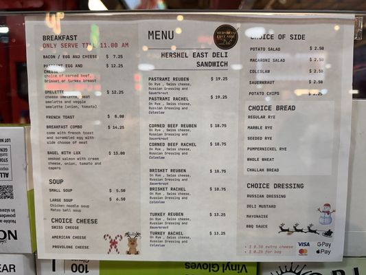 Menu photo 1 Hershel's East Side Deli Philadelphia, PA