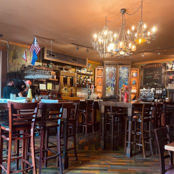 Santiago's Bodega - Seating by bar area - Tapas Bars Near Me - Key West, Florida