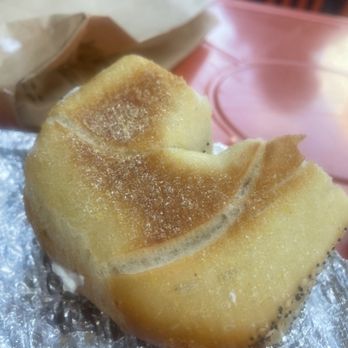 Broad Nosh Bagels - A 'plain' everything - Bagels Near Me - New York, New York