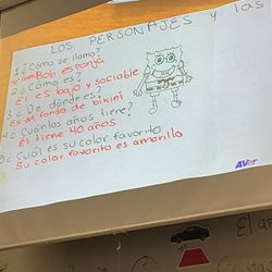Downey High School - Spanish class