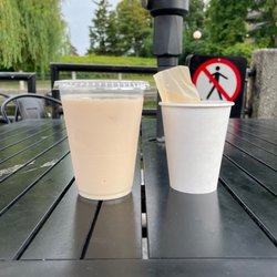 Bistro - iced chai -- $6 + with taxes & tip = just a cold milk tea