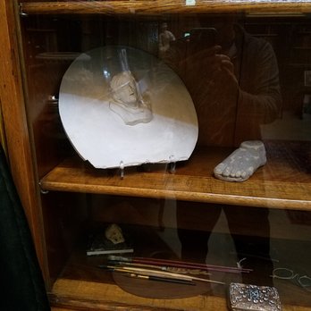 General Lew Wallace Study & Museum - two sculptures done by Wallace - Landmarks & Historical Buildings Near Me - Crawfordsville, Indiana
