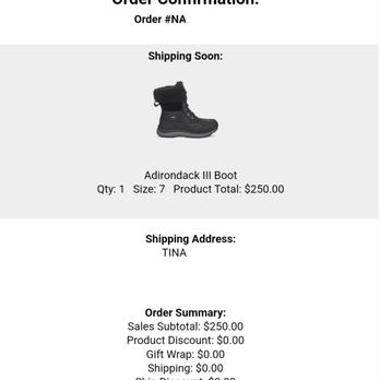 Deckers Brands - Order confirmation - Shoe Stores Near Me - Goleta, California