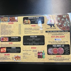 Fat Boy's Pizza & Ice Cream - Updated Menu for updated pricing