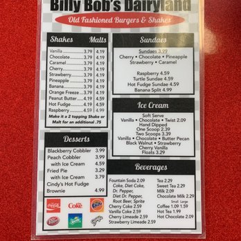 Billy Bob's Dairyland - Burgers Near Me - Branson, Missouri