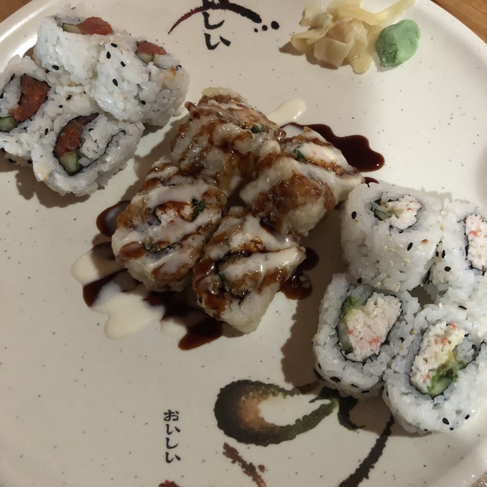 Maki Sushi Combo A at Kaihana SushiSaki. Maki Sushi Combo A at Kaihana SushiSaki.