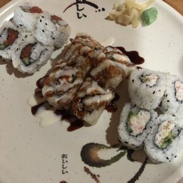Maki Sushi Combo A at Kaihana SushiSaki. Maki Sushi Combo A at Kaihana SushiSaki.