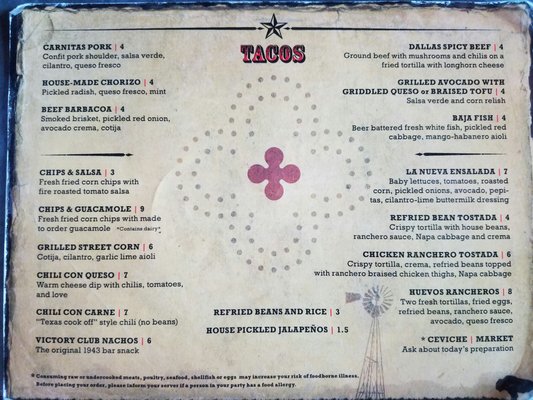 Menu photo 3 Lone Star Taco Bar Allston, MA