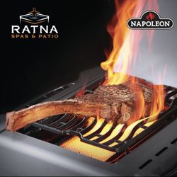 Ratna Spas & Patio - Napoleon Grill Prestige Infrared SIZZLE ZONE with Steak