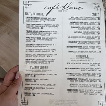 Café Blanc - Menu - Cafes Near Me - Parma Heights, Ohio Café Blanc - Menu - Cafes Near Me - Parma Heights, Ohio
