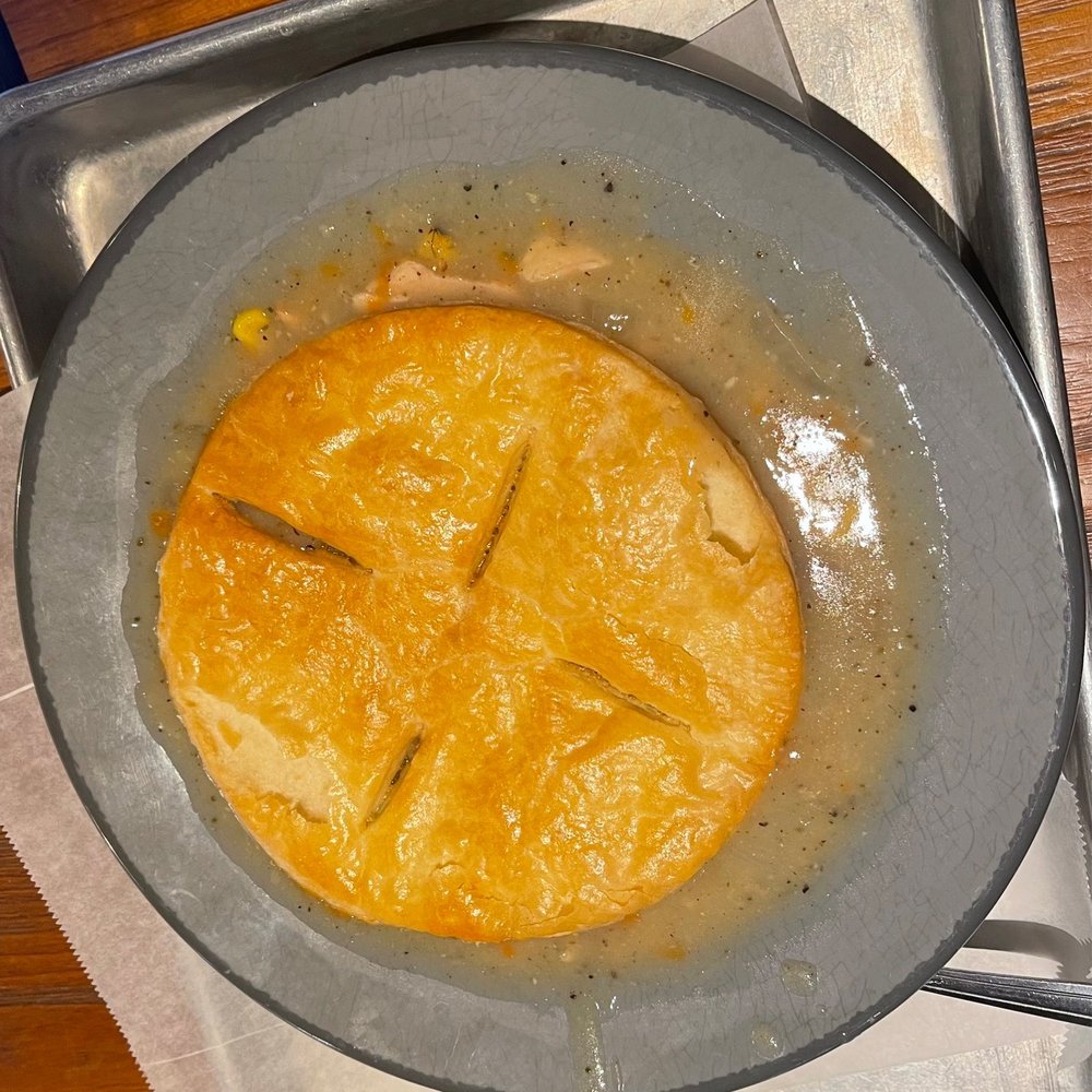 From The Hearth Express - Chicken pot pie soup - Coffee & Tea Near Me - Redding, California From The Hearth Express - Chicken pot pie soup - Coffee & Tea Near Me - Redding, California