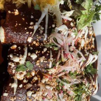5 Rabanitos - Chicken Enchiladas de Mole - Mexican Near Me - Chicago, Illinois