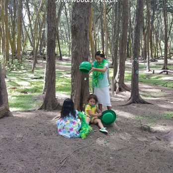 Sherwood Forest - Playing dress up - Parks Near Me - Waimanalo, Hawaii