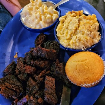 The Blu Pig - 03.14.23 Burnt Ends, Mac and Cheese and Red Skin Mash - Barbeque Near Me - Moab, Utah