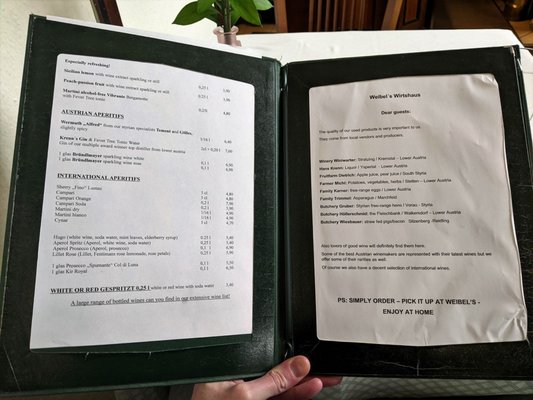 Menu photo 1 Weibels Wirtshaus Vienna, 9