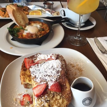 Blue Daisy - French toast sandwich, baked egg ratatouille, chorizo scramble & white sangria - Creperies Near Me - Santa Monica, California Blue Daisy - French toast sandwich, baked egg ratatouille, chorizo scramble & white sangria - Creperies Near Me - Santa Monica, California