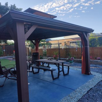 Gutter Done - 6" Bronze Gazebo Gutters - Gutter Services Near Me - Meridian, Idaho