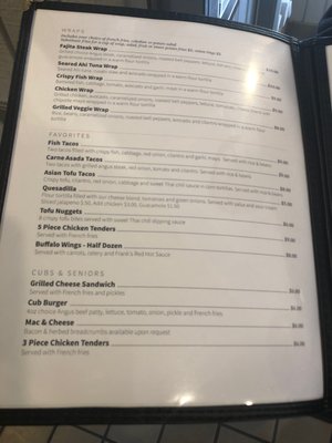 Menu photo 8 The Mulligan Room Tehachapi, CA