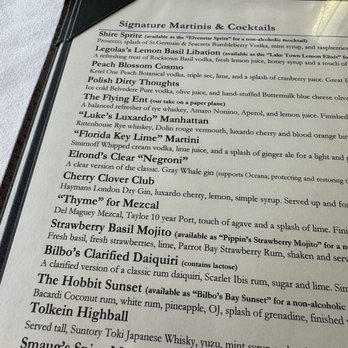 The Hobbit Restaurant - Cocktails - New American Near Me - Ocean City, Maryland