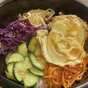 Mixed Rice - "Hot Stone Pot" Beef Bimibap - Korean Near Me - Burlington, North Carolina