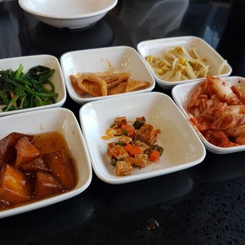 Onnuri - side dishes (love the sweet potato!) - Korean Near Me - Toronto, Ontario Onnuri - side dishes (love the sweet potato!) - Korean Near Me - Toronto, Ontario