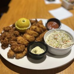 Clark's Seafood and Chop House - Clark's combo - fried shrimp, oysters and flounder