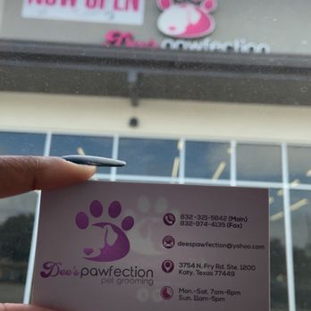 Zoe's Pawfection - Business card - Pet Groomers Near Me - Katy, Texas Zoe's Pawfection - Business card - Pet Groomers Near Me - Katy, Texas