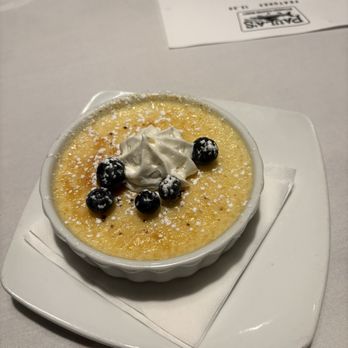 Paula's On Main - Crème brûlée - Seafood Near Me - Fort Wayne, Indiana