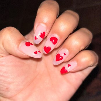 Jasmine Spa Nails - 2 weeks later - Nail Salons Near Me - Pasadena, California
