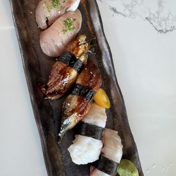 Izumi Sushi - Take, yellow tail and unagi nigiri. Fresh and excellent. - Sushi Bars Near Me - Castle Rock, Colorado Izumi Sushi - Take, yellow tail and unagi nigiri. Fresh and excellent. - Sushi Bars Near Me - Castle Rock, Colorado