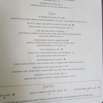 Washington Inn & Wine Bar - 08/24 - New American Near Me - Cape May, New Jersey