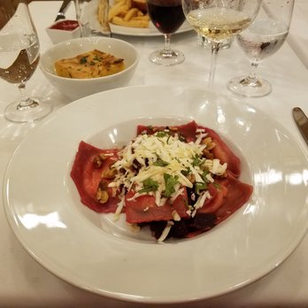 Café Imperial - Beet ravioli with goat cheese - Czech Near Me - Prague, Puerto Rico Café Imperial - Beet ravioli with goat cheese - Czech Near Me - Prague, Puerto Rico