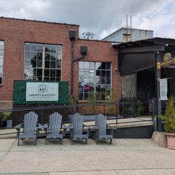 Liberty & Plenty Distillery - Front of Liberty & Plenty, Durham