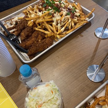 Super Chix - Tenders and loaded Cajun fries & coleslaw. - Chicken Shop Near Me - Hoover, Alabama Super Chix - Tenders and loaded Cajun fries & coleslaw. - Chicken Shop Near Me - Hoover, Alabama