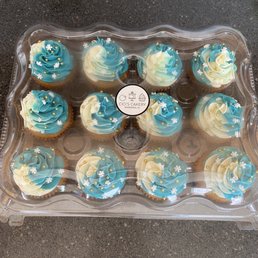 Vanilla Beam Cupcake with Coconut Buttercream Icing