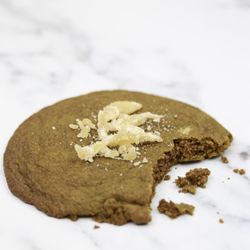 Brown Paper Bag Sweets - Matcha cookie with fresh candied ginger within and onto!