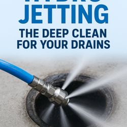 Hydros Plumbing - Tired of the same drain clogs coming back again and again?
Hydro Jetting uses high-pressure water to blast away grease, roots, etc.