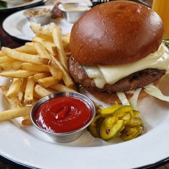 The Monk's Kettle - veggie burger with side of fries! Soooo good! - Bars Near Me - Oakland, California The Monk's Kettle - veggie burger with side of fries! Soooo good! - Bars Near Me - Oakland, California