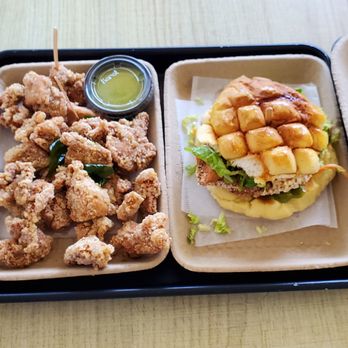Bopomofo Cafe - Classic Popcorn Chicken &  Taiwanese Fried Chicken Sandwich - Bubble Tea Near Me - San Gabriel, California