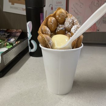 Ice Monster - Oreo egg puff with vanilla ice cream - Juice Bars & Smoothies Near Me - Walnut Creek, California