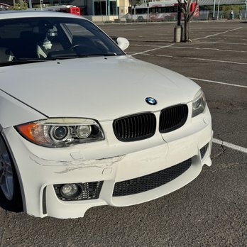 Luxury Auto Body - sad bumper and light :( - Body Shops Near Me - San Diego, California