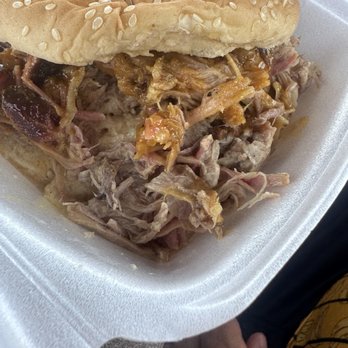 Malson's BBQ - Jumbo pulled pork sandwiches - Southern Near Me - Kingsland, Georgia