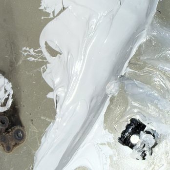 Texas Custom Body & Paint - The sealant glue that they used on the trim of my trunk to cover up the leak since they wanted the easy way out to fix their poor work - Body Shops Near Me - El Paso, Texas