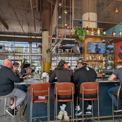 The Monroe - Bar area in the restaurant.