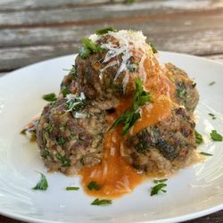The Tiny Deli - Chef Carli's famous grass fed meatballs!