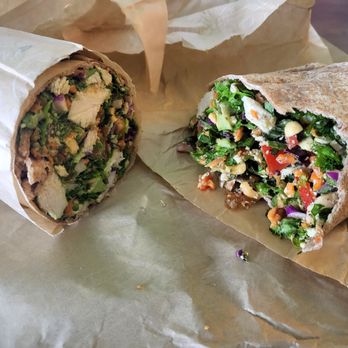 Simply Salad - Thai it Up! wrap w/ peanut sauce - Salad Near Me - Long Beach, California